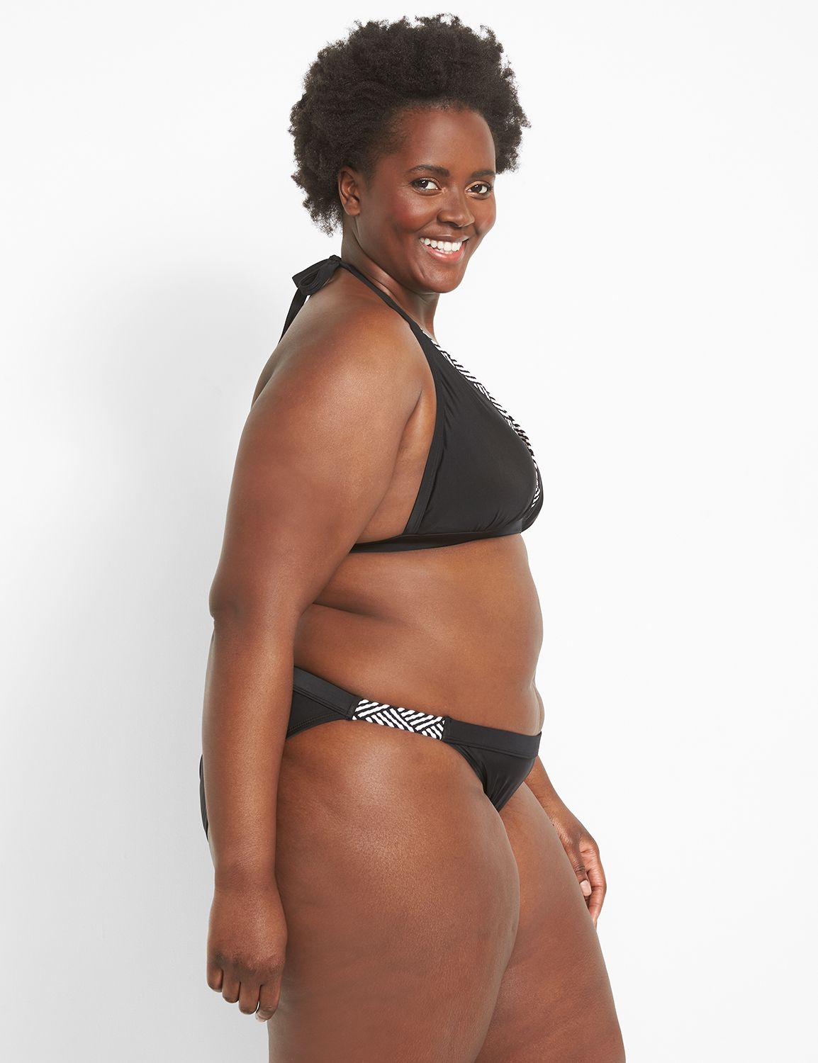 Plus Size | No-Wire Macrame String Swim Bikini Top | LaneBryant