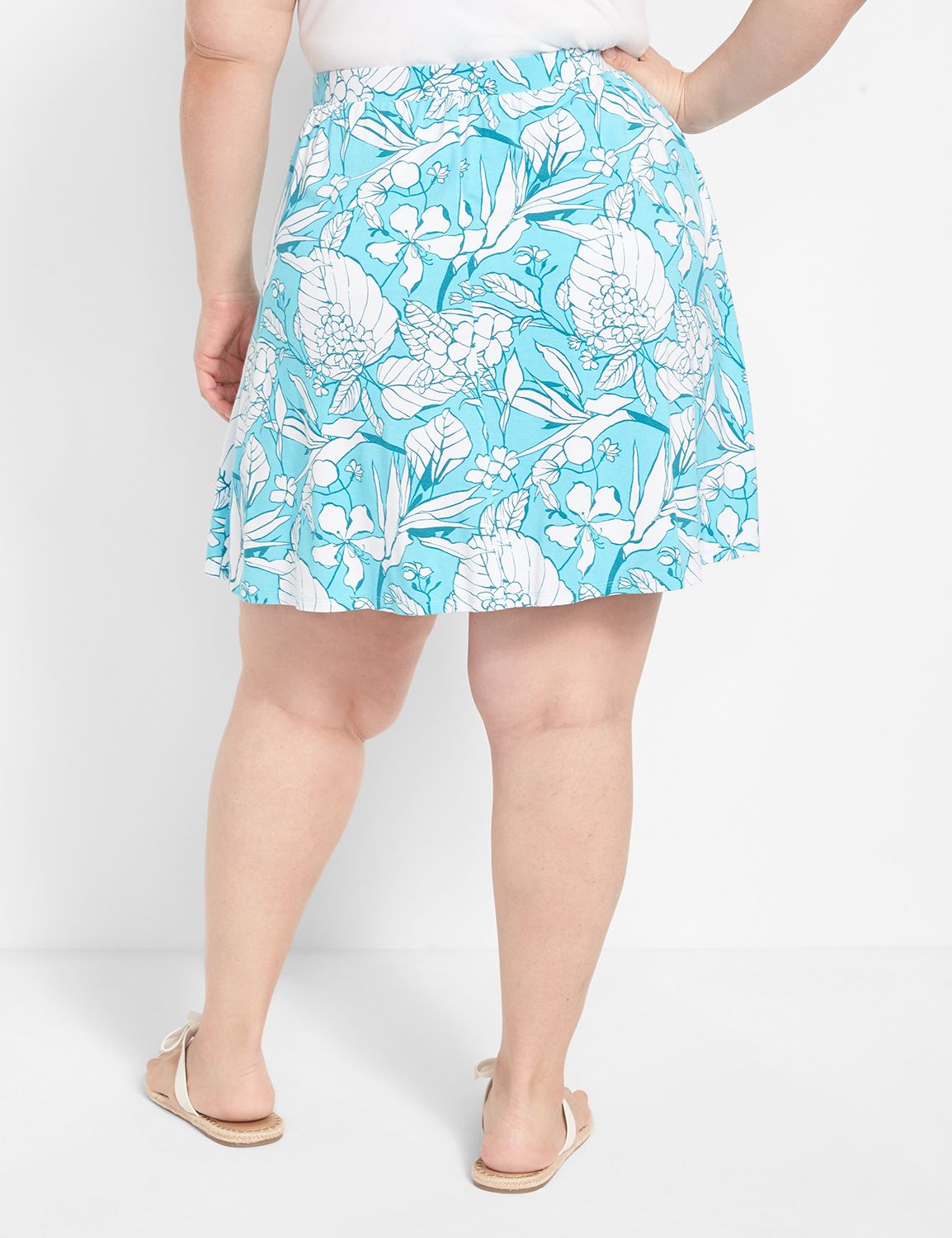 961. Belted Cream Maxi Skirt with Front Slit main image 0