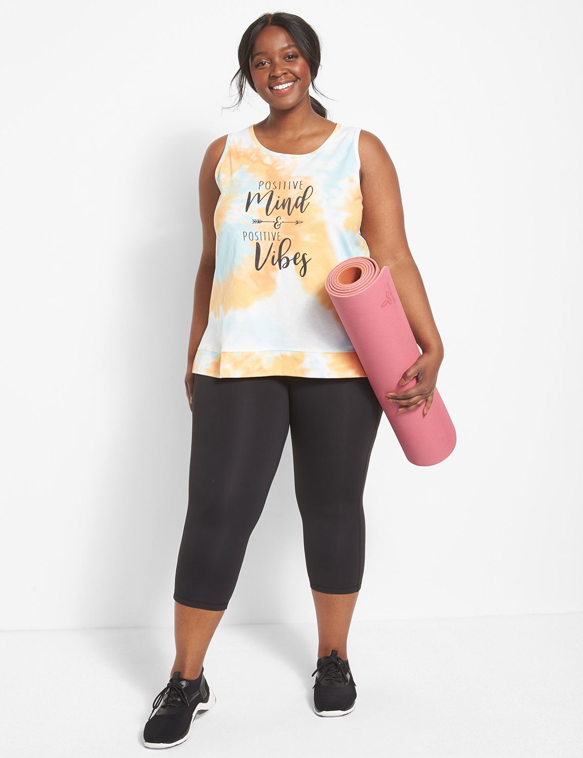 Sleeveless Crew Neckline Dye Effect Product Image 3