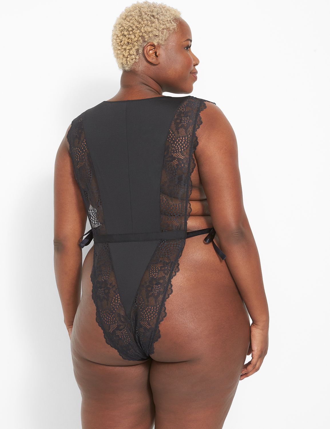 Lace High leg Bodysuit 1126060 Product Image 2