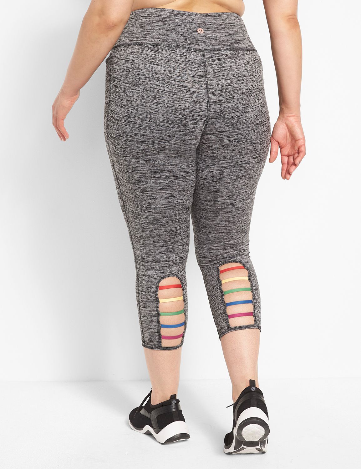 LIVI High-Rise Wicking Capri Legging - Spacedye