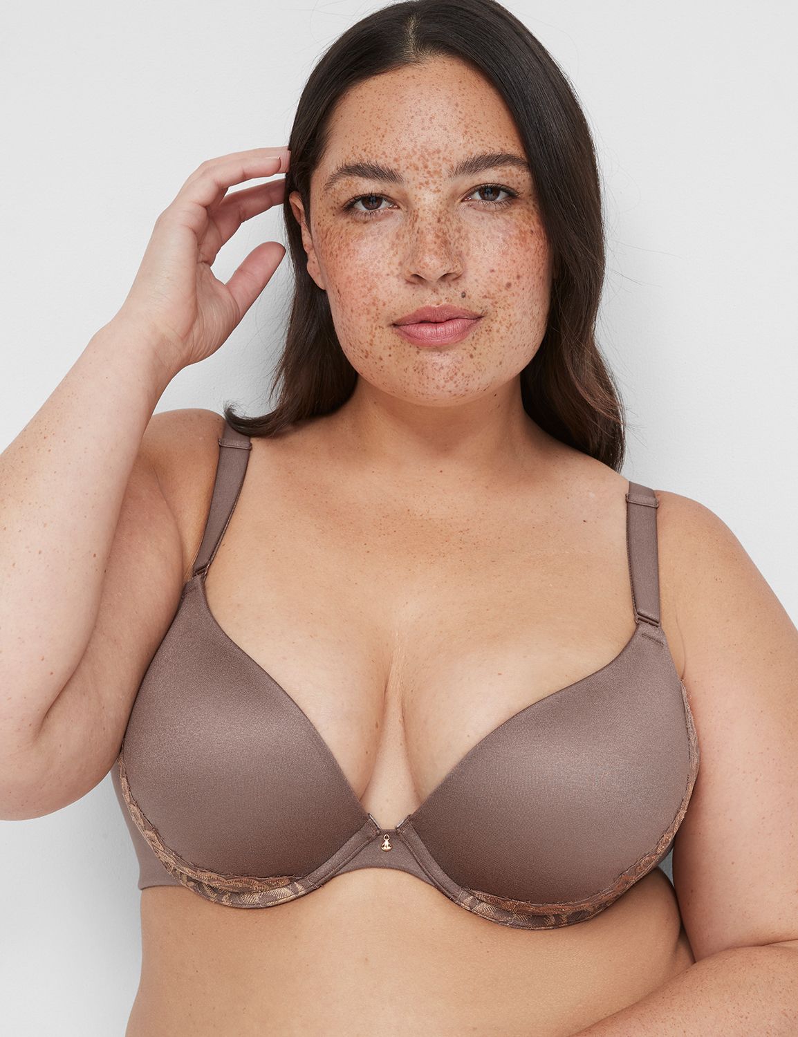 Lane Bryant Invisible Backsmoother Lightly Lined Full Coverage No-Wire Bra  42H Limoges Blue, Lane Bryant (Dec 2021)