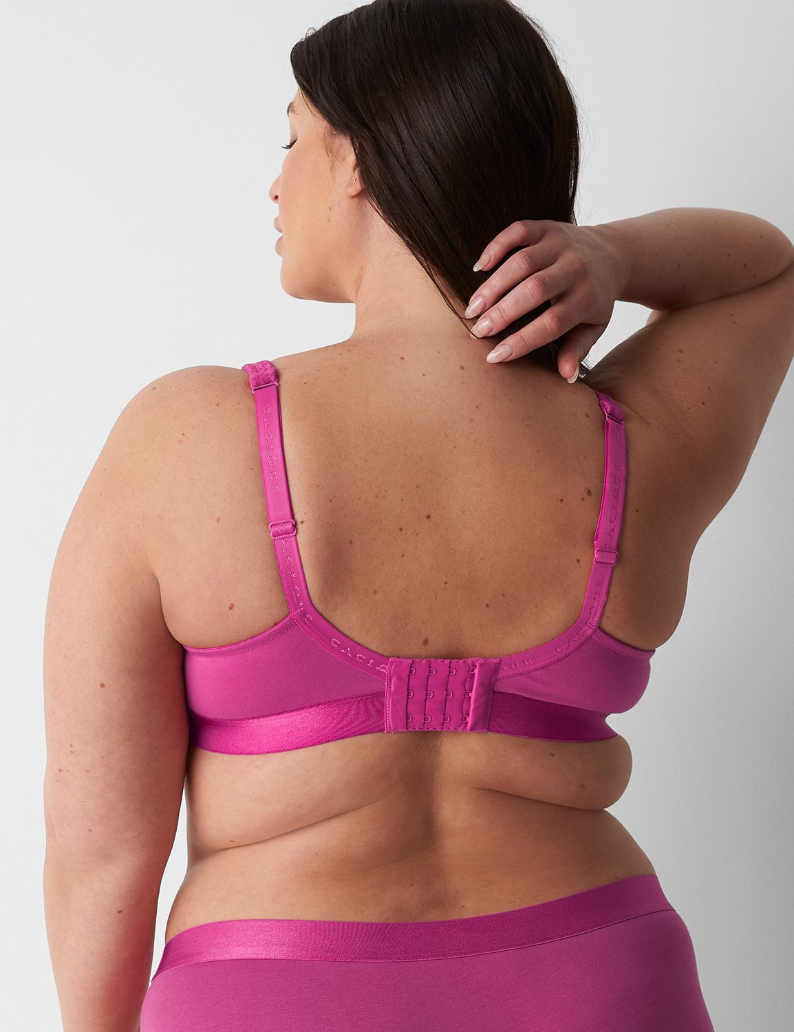 Cotton Boost Plunge AO Geo Lace Shi Product Image 2