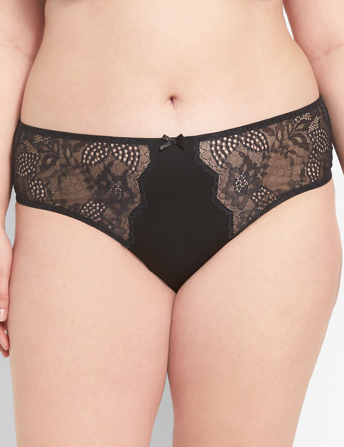 Sexy Strappy Open Crotch Back Lace Plus Size Panties