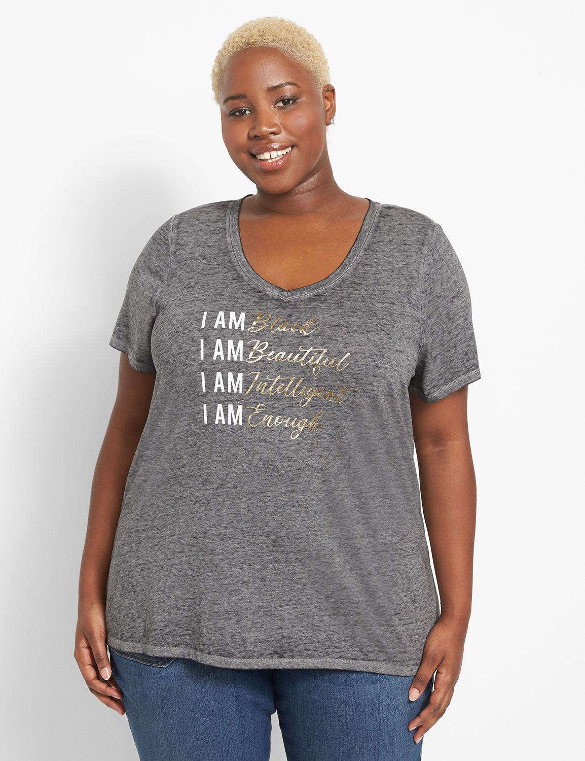 Classic I Am Black I Am Beautiful Graphic Tee