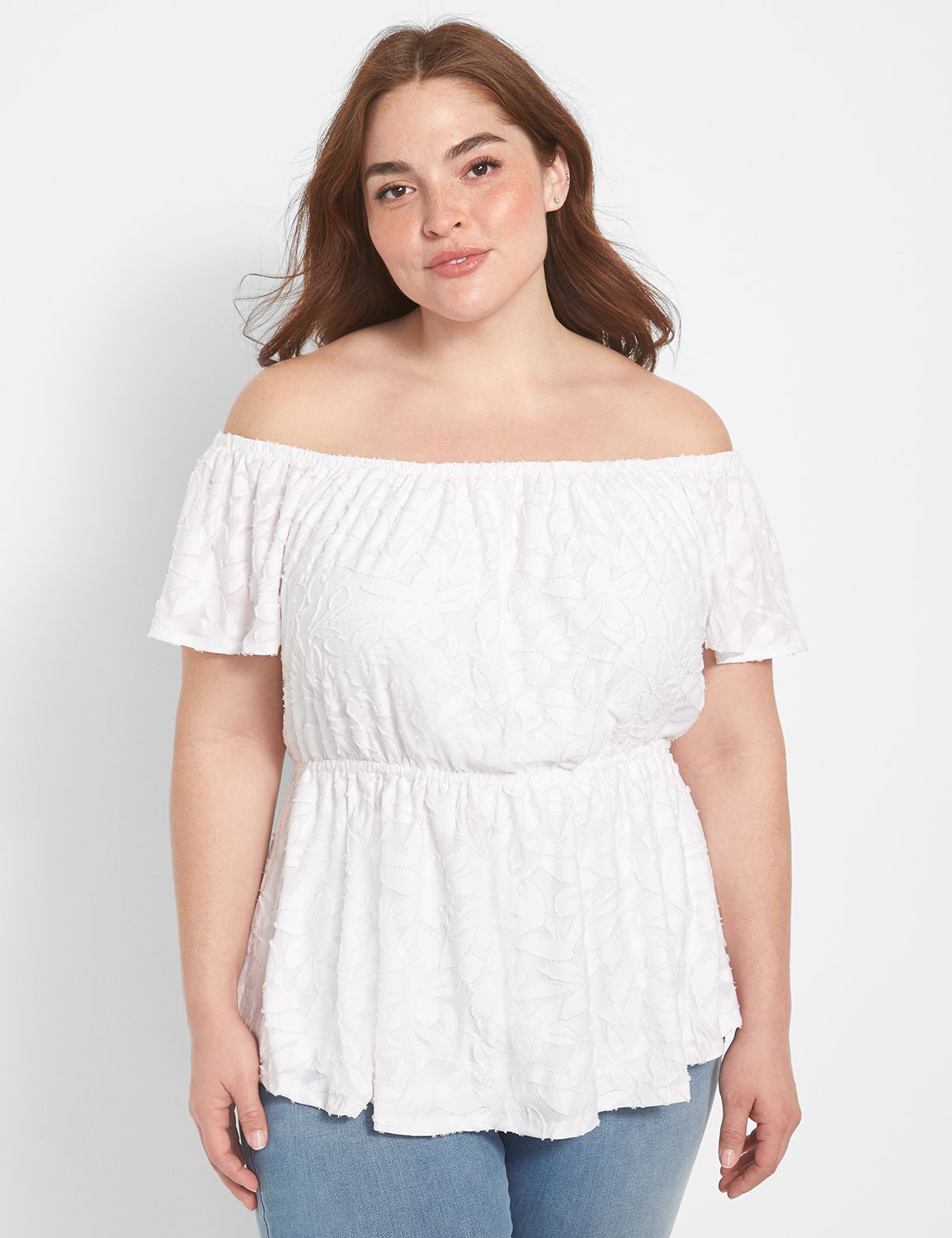 The Flutter Shoulder Short Sleeve Shirt