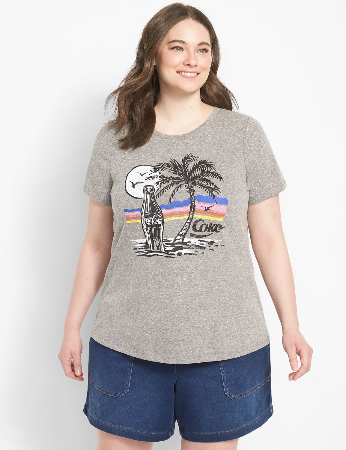 SS Crew Neck Straight Hem Tee Graph Product Image 1