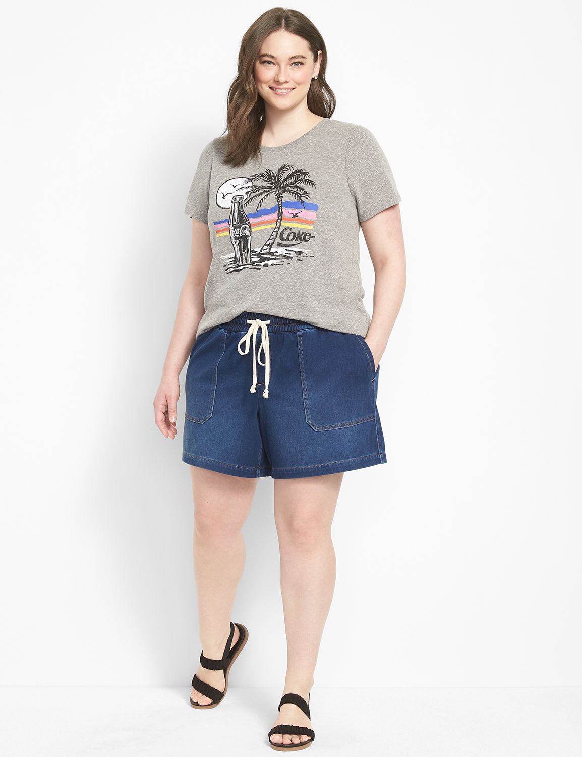 SS Crew Neck Straight Hem Tee Graph Product Image 3