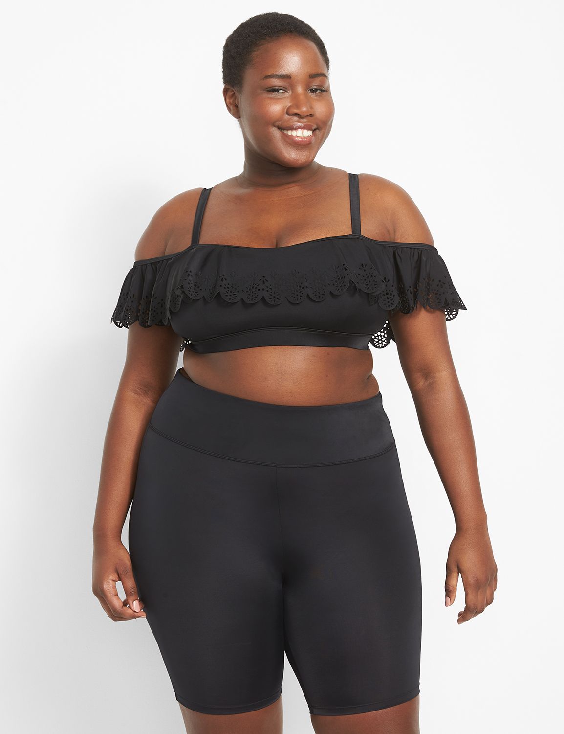 Lane bryant hot sale swim shorts