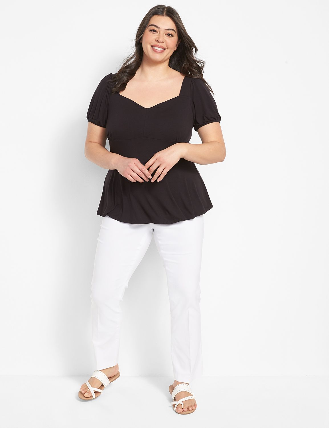 Peplum short clearance shirt