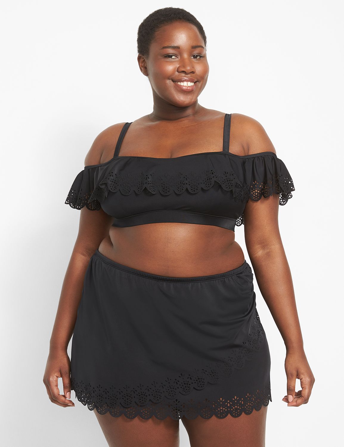 Lane bryant swim top online