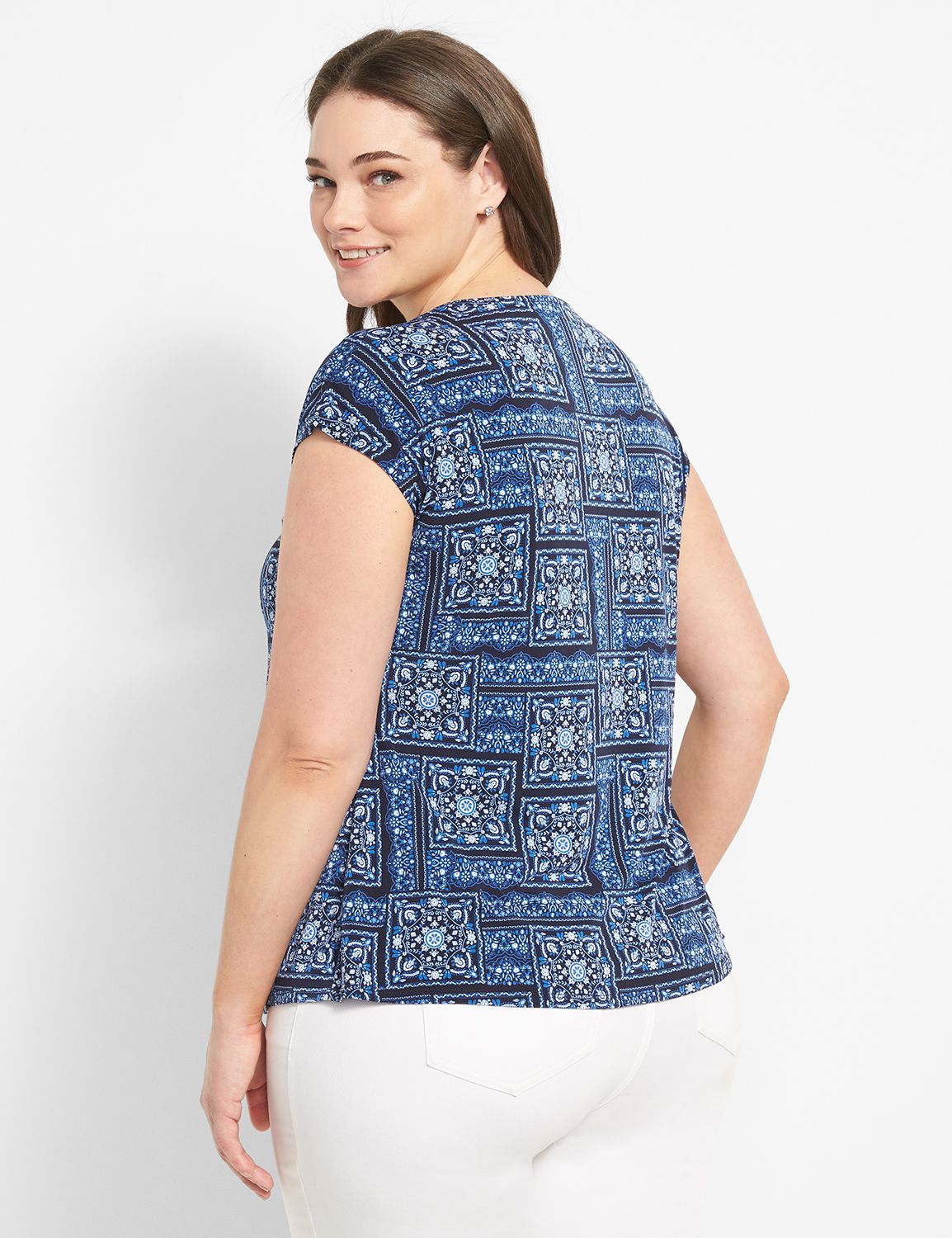 1110728 Matte Jersey Pleat Front To Product Image 2