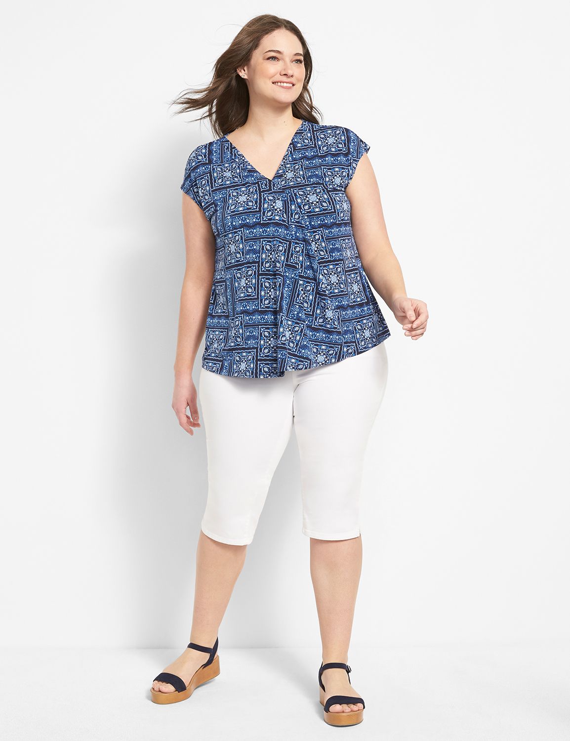 1110728 Matte Jersey Pleat Front To Product Image 3