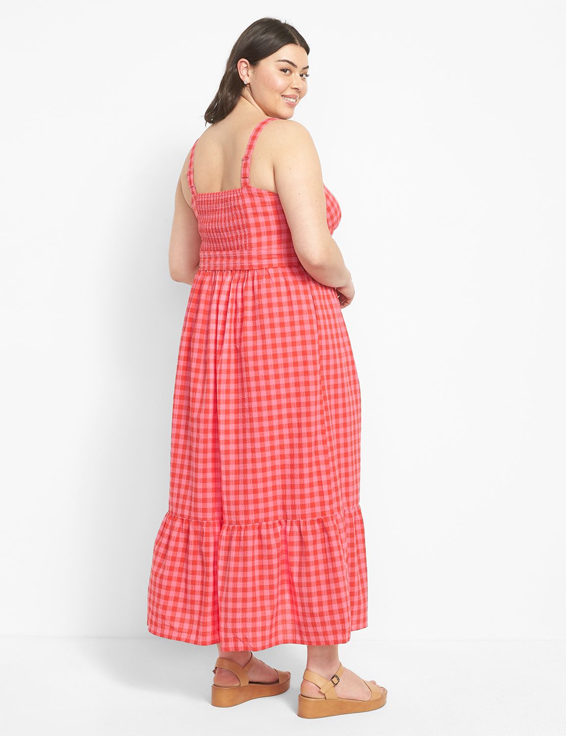 gingham dress sleeveless