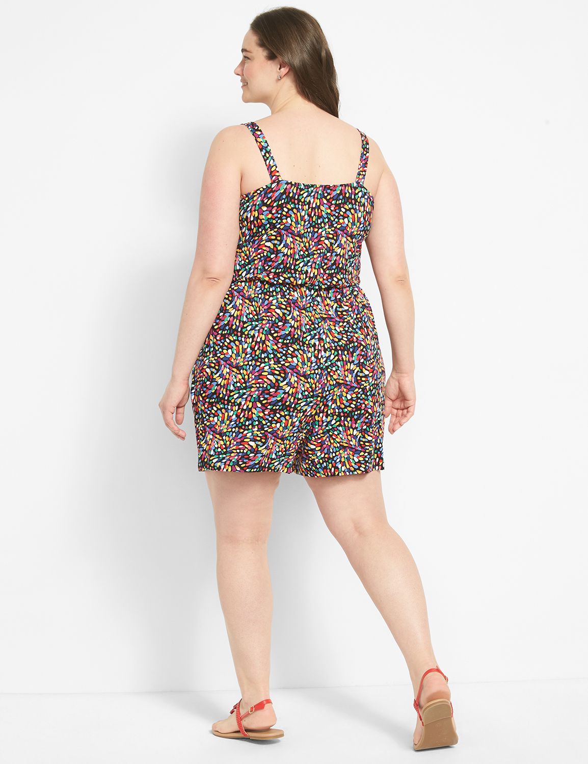 Sleeveless Ruched Front Neckline Ro Product Image 2
