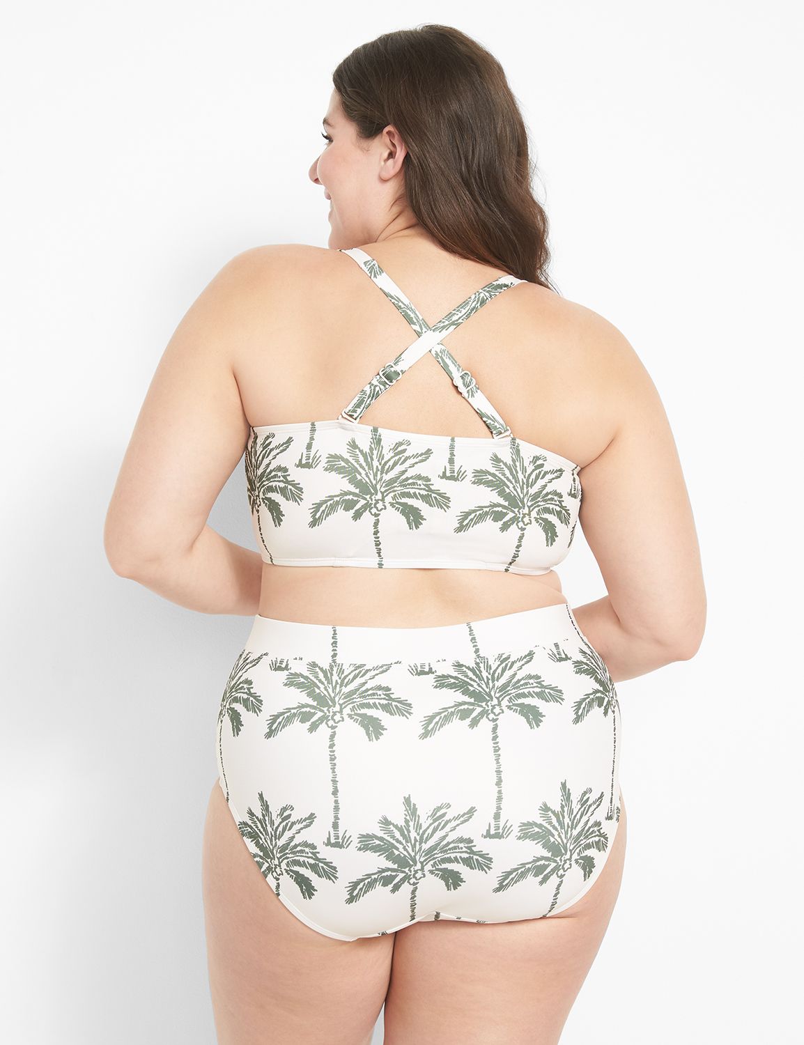 Plus size deals longline bikini