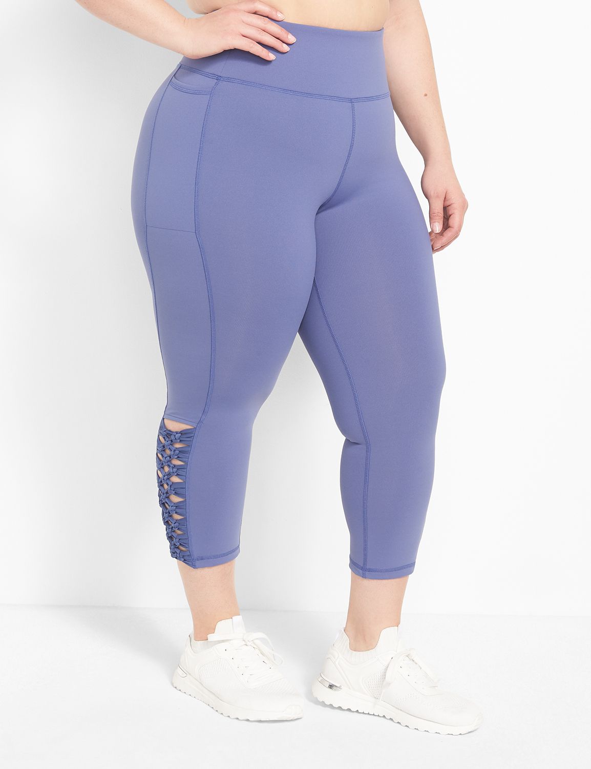 LIVI High-Rise Wicking Capri Legging, Lane Bryant