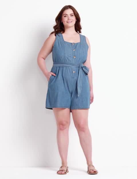 Lane bryant romper on sale