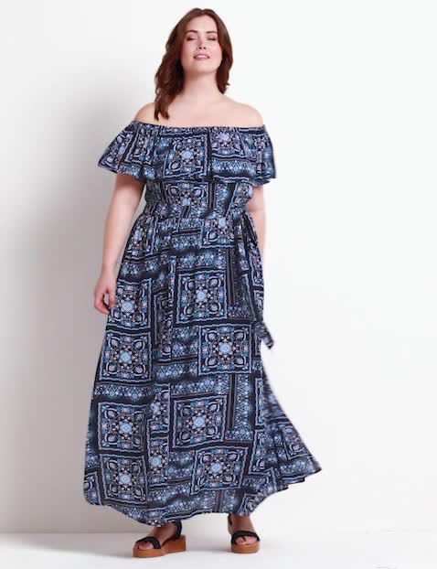 v neck maxi dress with sleeves Long Sleeve Cinched Waist V-Neck Maxi Dress