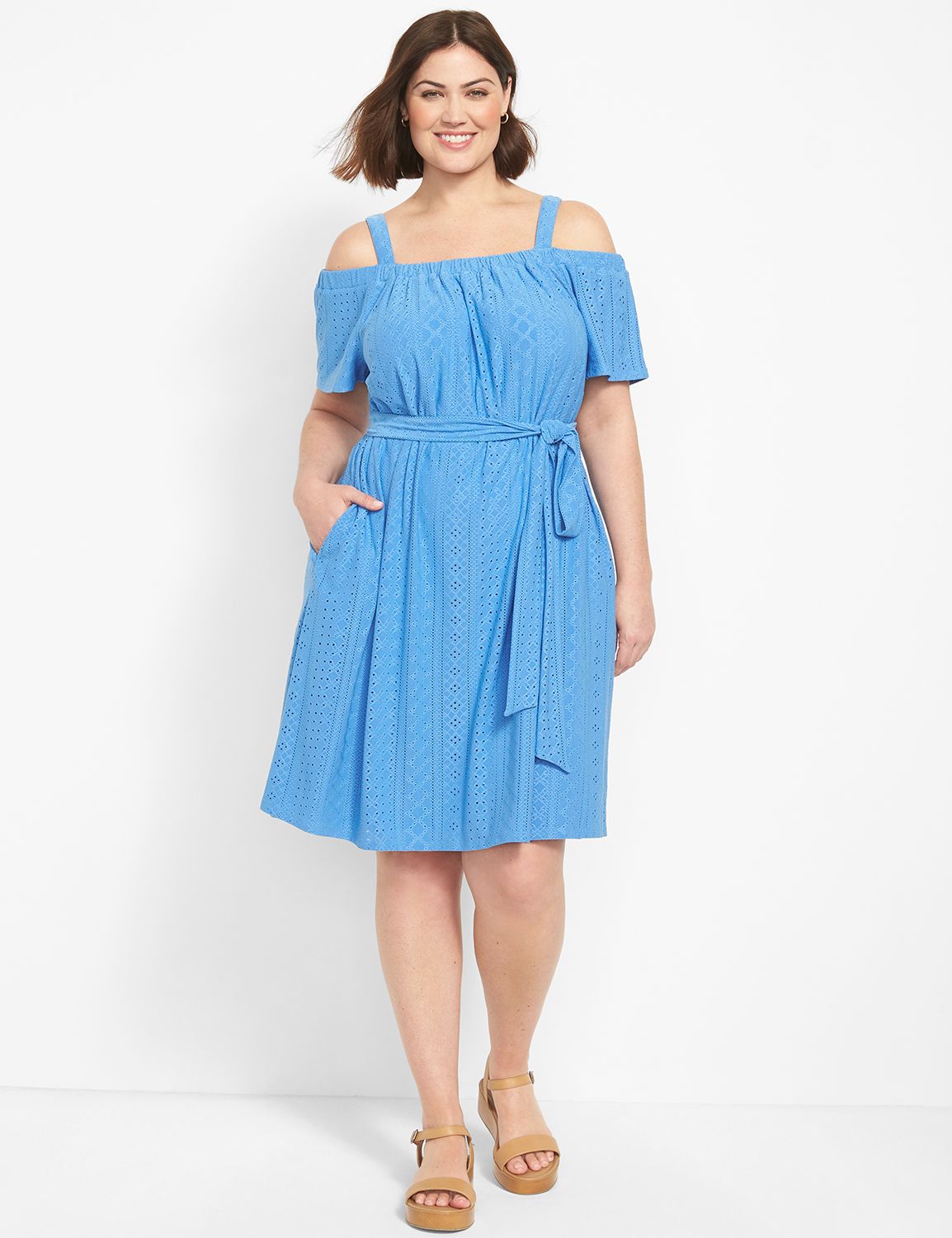 Lane bryant 2025 cold shoulder dress