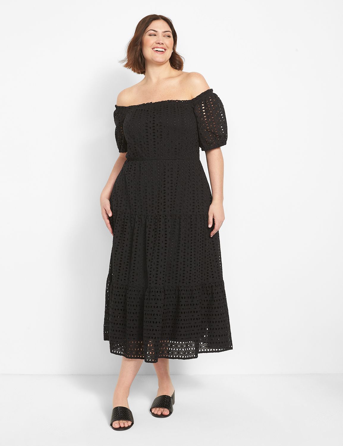 Lane bryant off the hotsell shoulder dress