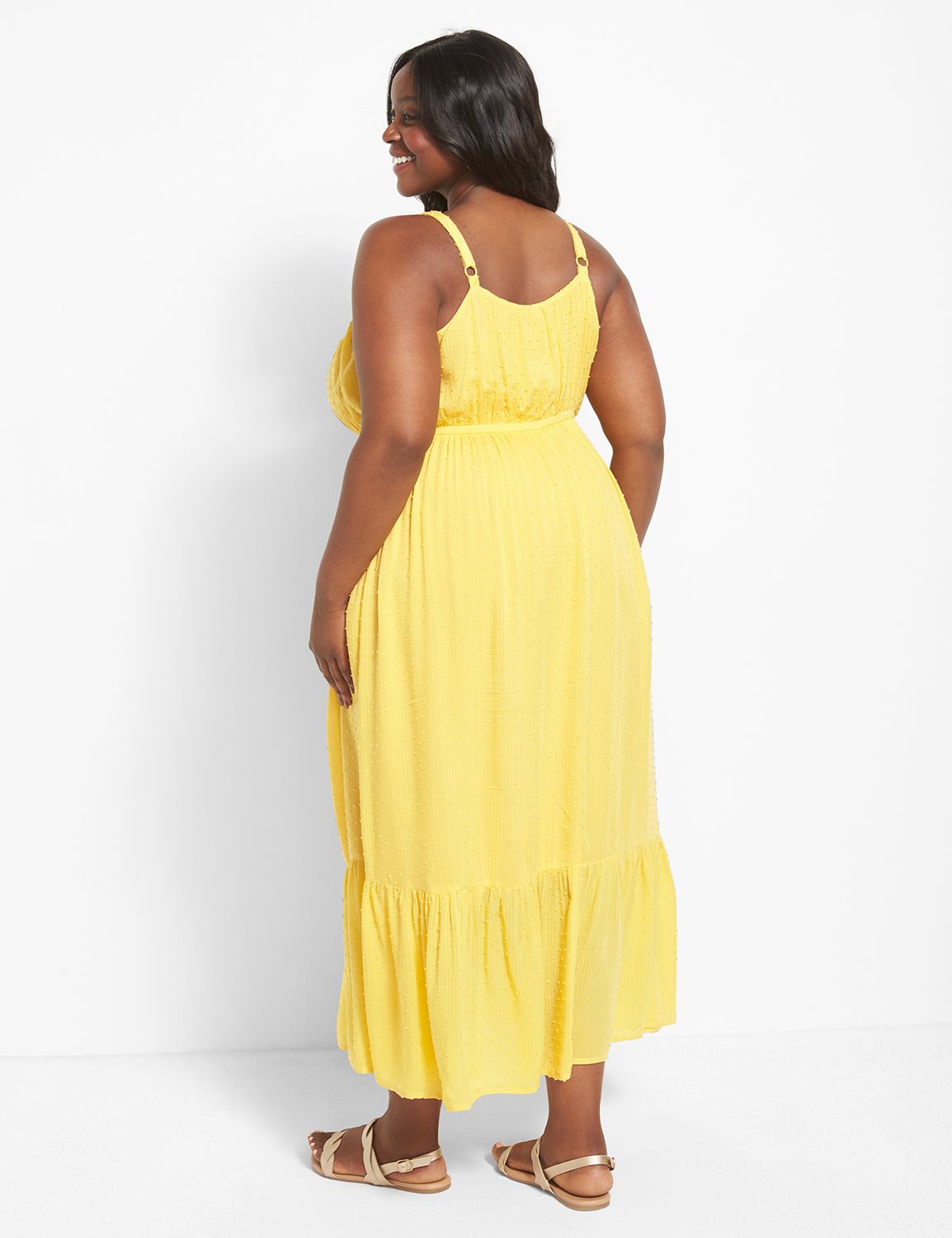 Lane bryant store yellow dress