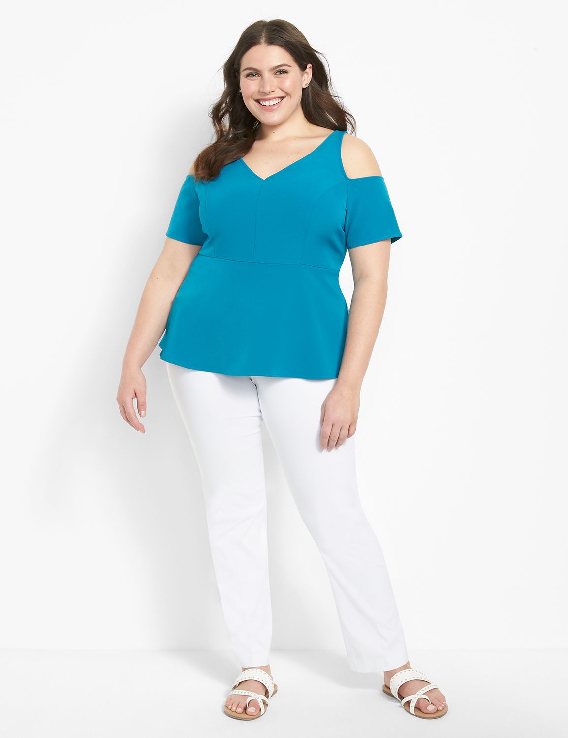 Lane bryant 2024 cold shoulder tops