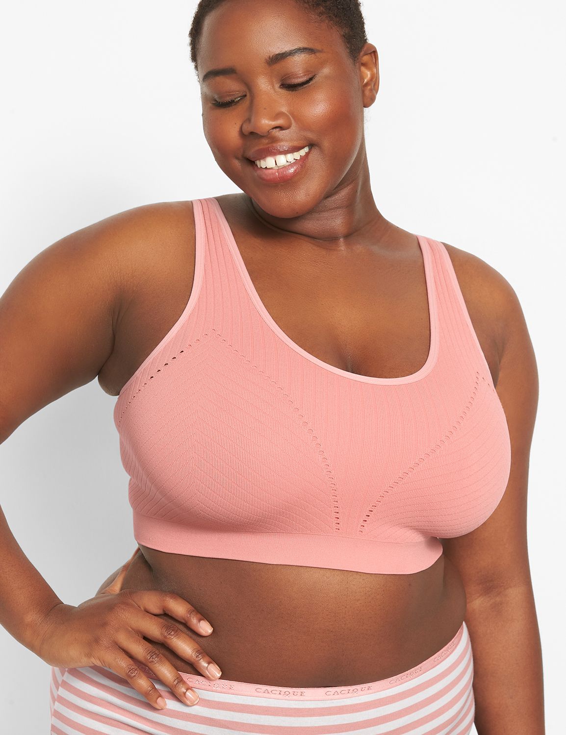 Seamless Ribbed Bralette 1126201