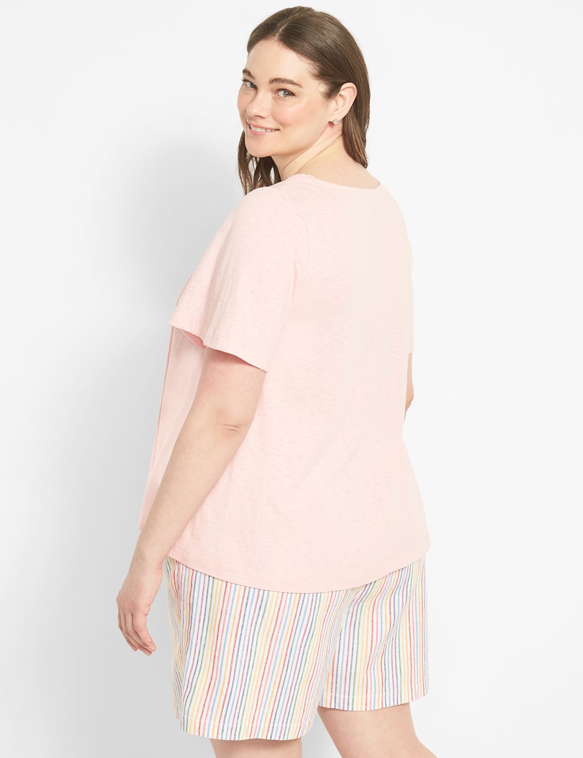 Short Flutter Sleeve Square Neck Sw Product Image 2