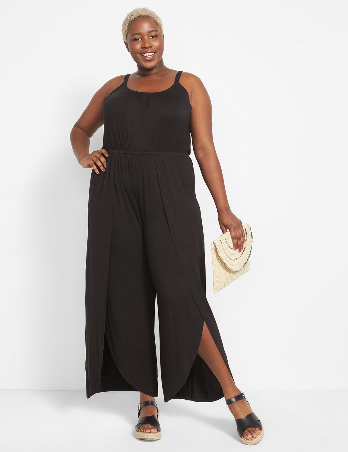 Lipsy split leg jumpsuit online