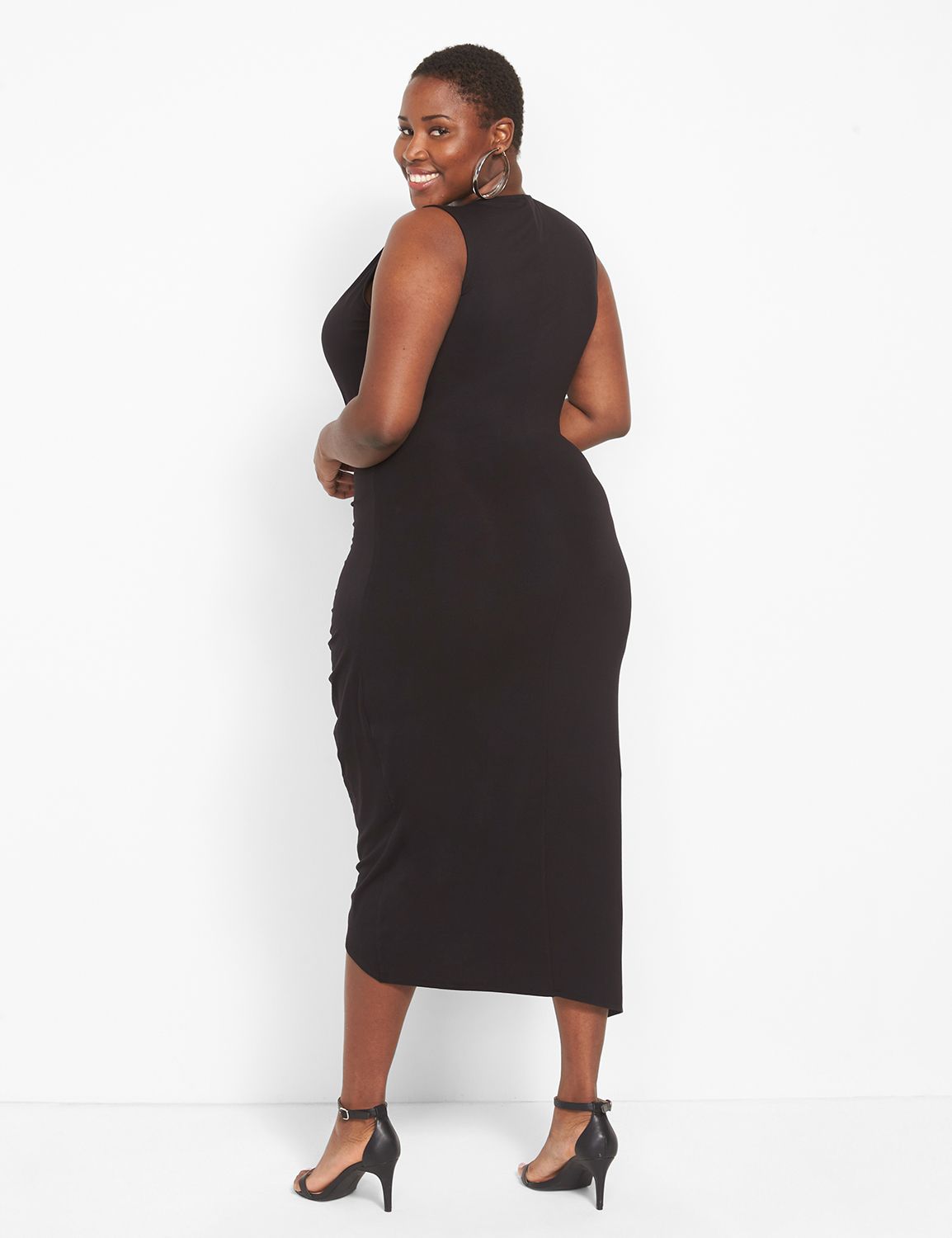 black plus size dresses