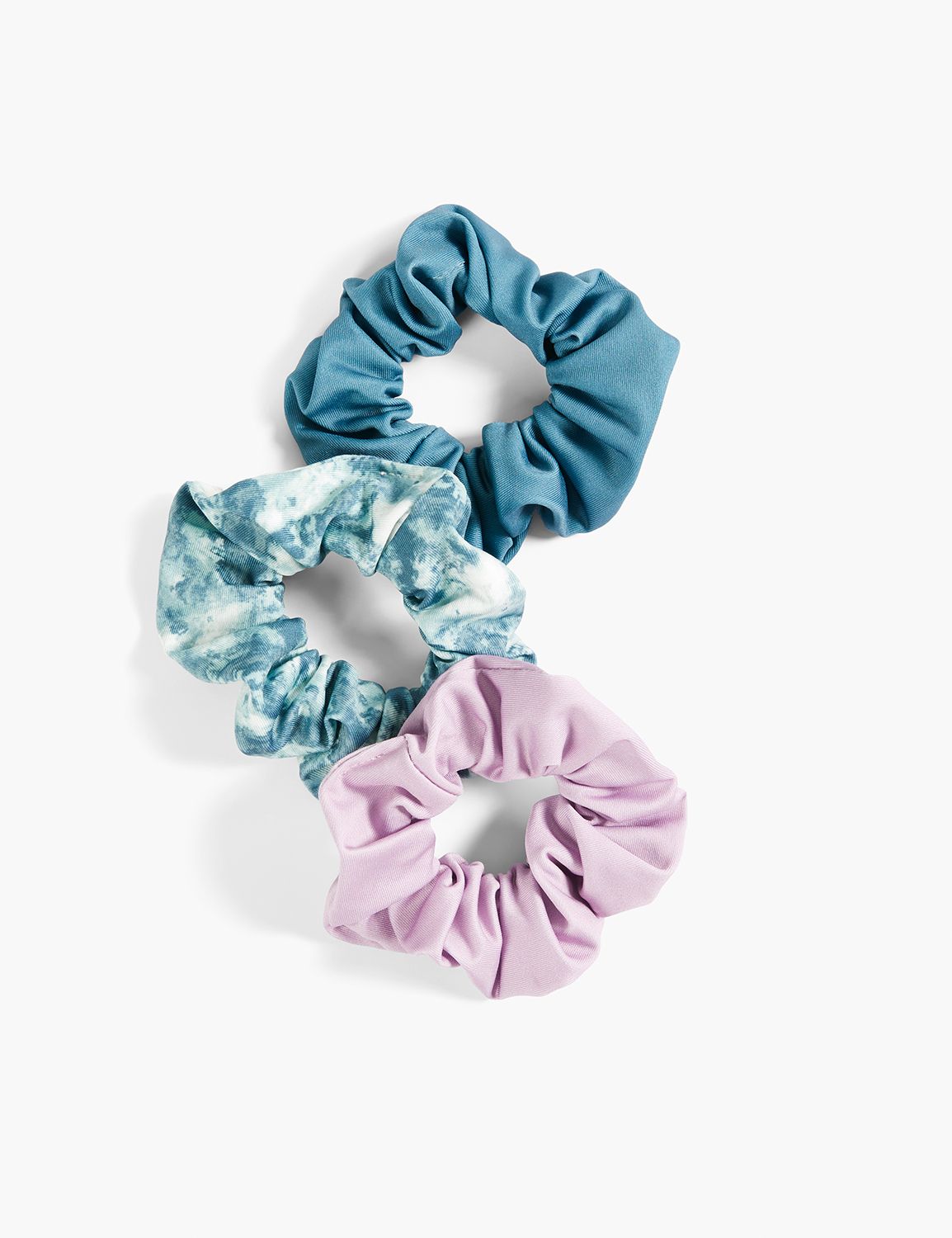 45 Lane Bryant/Liv Active Multicolor Hair Scrunchies Collection Hair Scrunchies - 3 Pack | LaneBryant main image 2