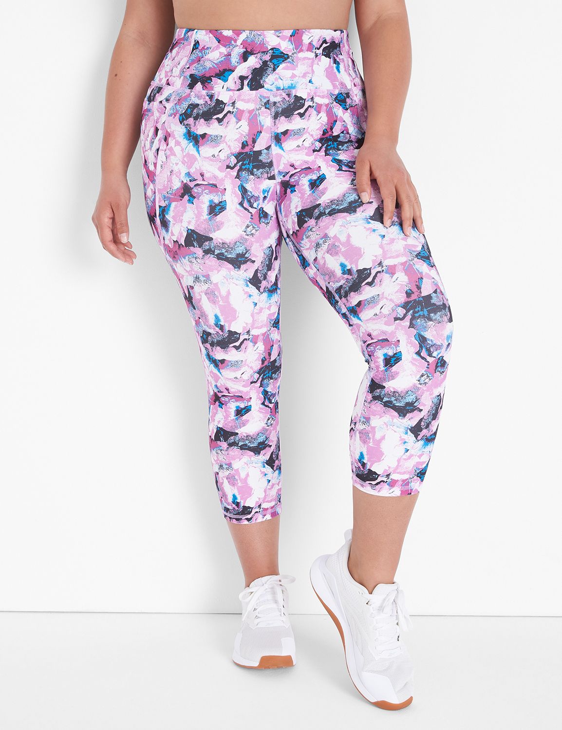 Shop Floral Print Fade Resistant Flared Leggings with Elasticated Waistband  Online
