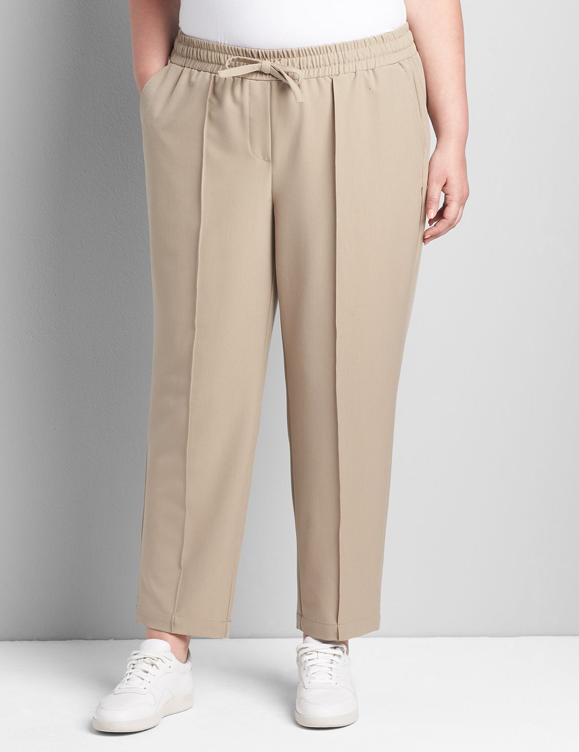 Perfect Drape Pull-On Relaxed Ankle Pant