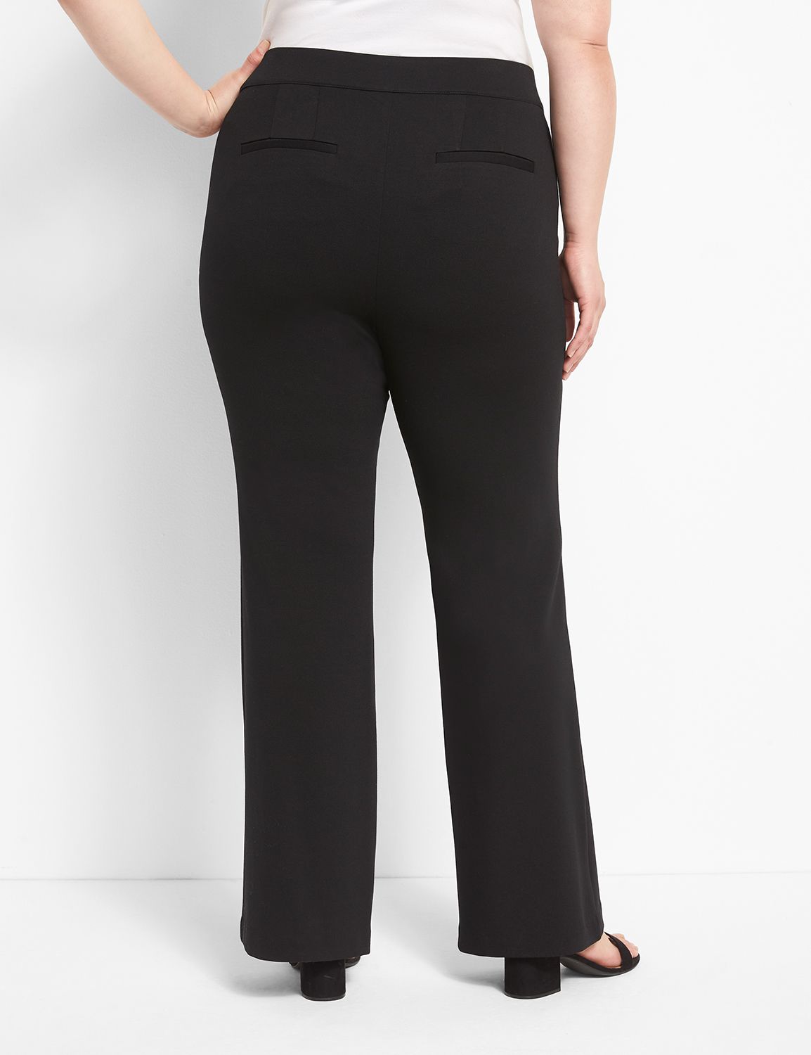 Ponte Twill Flare 1124722:Ascena Black:12 Product Image 2
