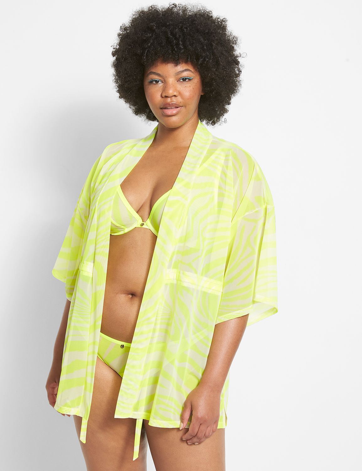 Lane bryant kimono on sale dress