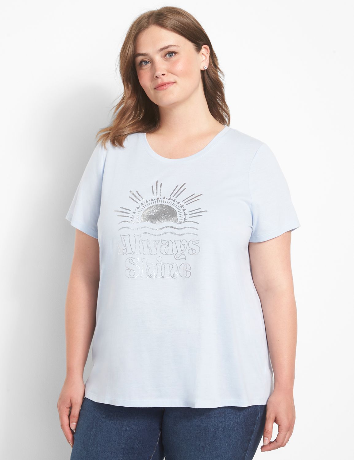 SS Crew Neck Straight Hem Tee Graph Product Image 1