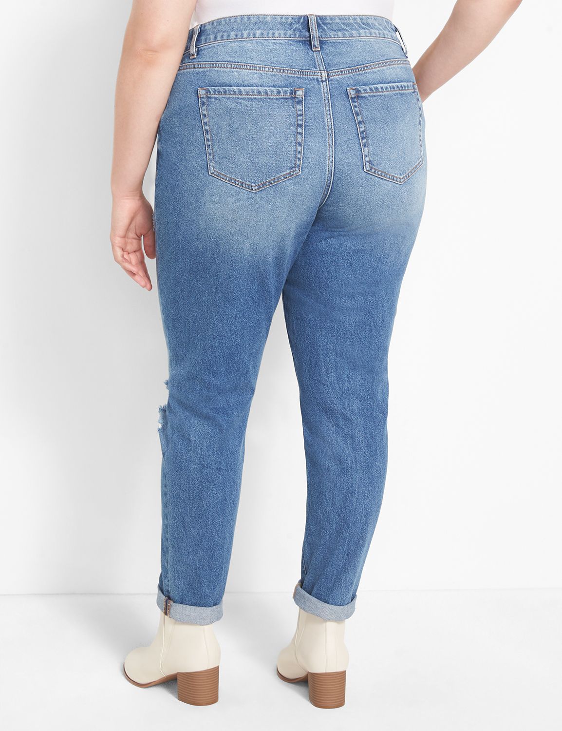 Signature Fit Boyfriend Jean - Medium Wash