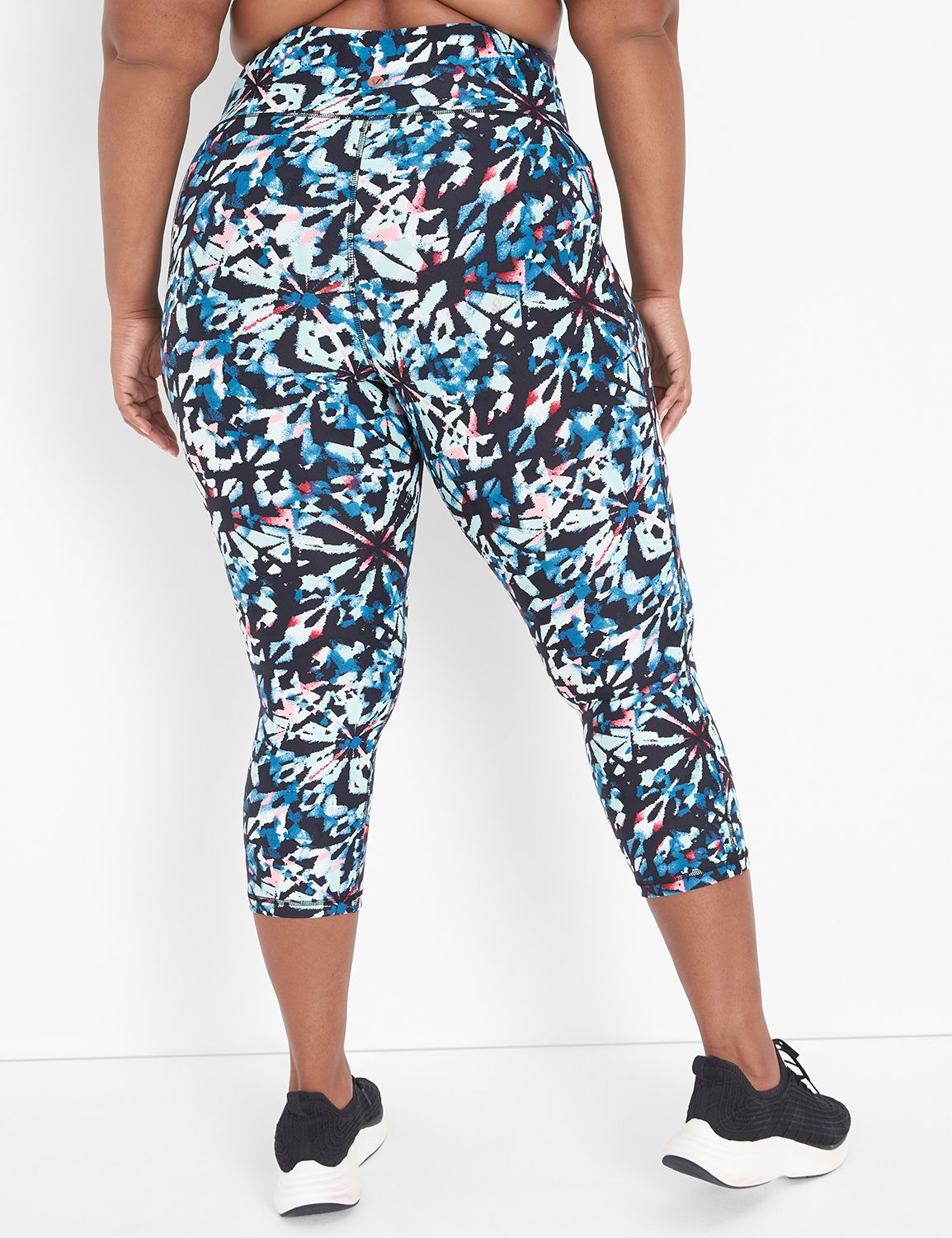 Lane Bryant Livi High-Rise Wicking 7/8 Legging / Animal Print