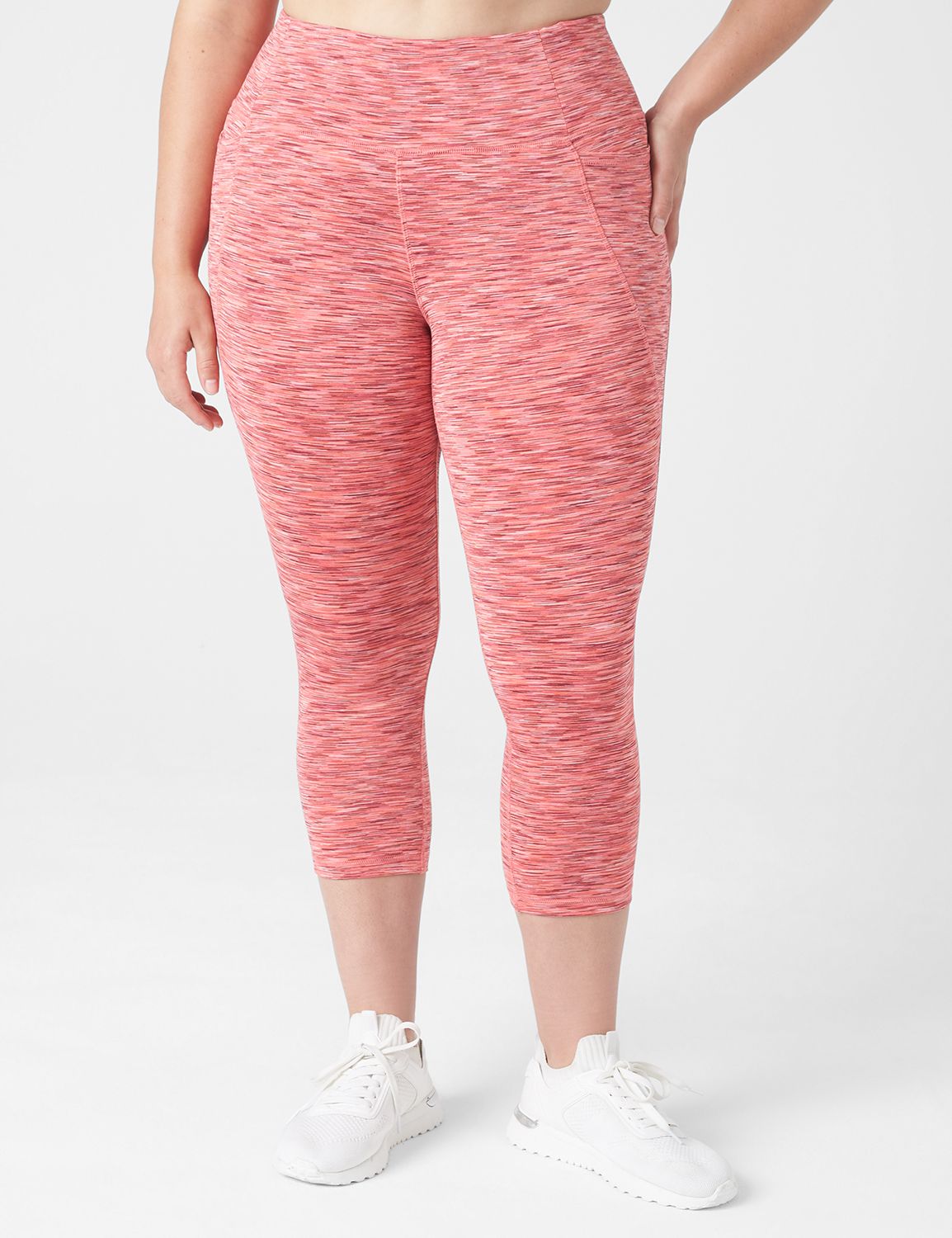 Livi High Rise Capri Legging Space LaneBryant