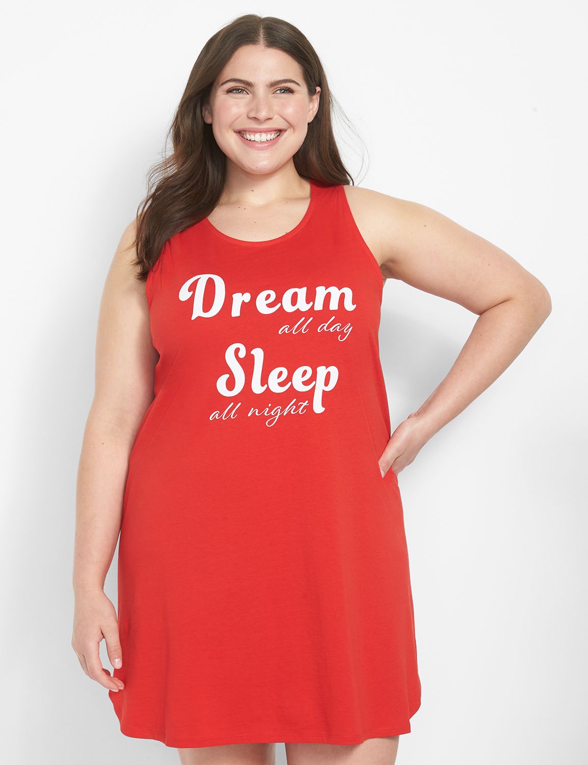 CVC Racerback Sleepshirt 1127623 F LaneBryant