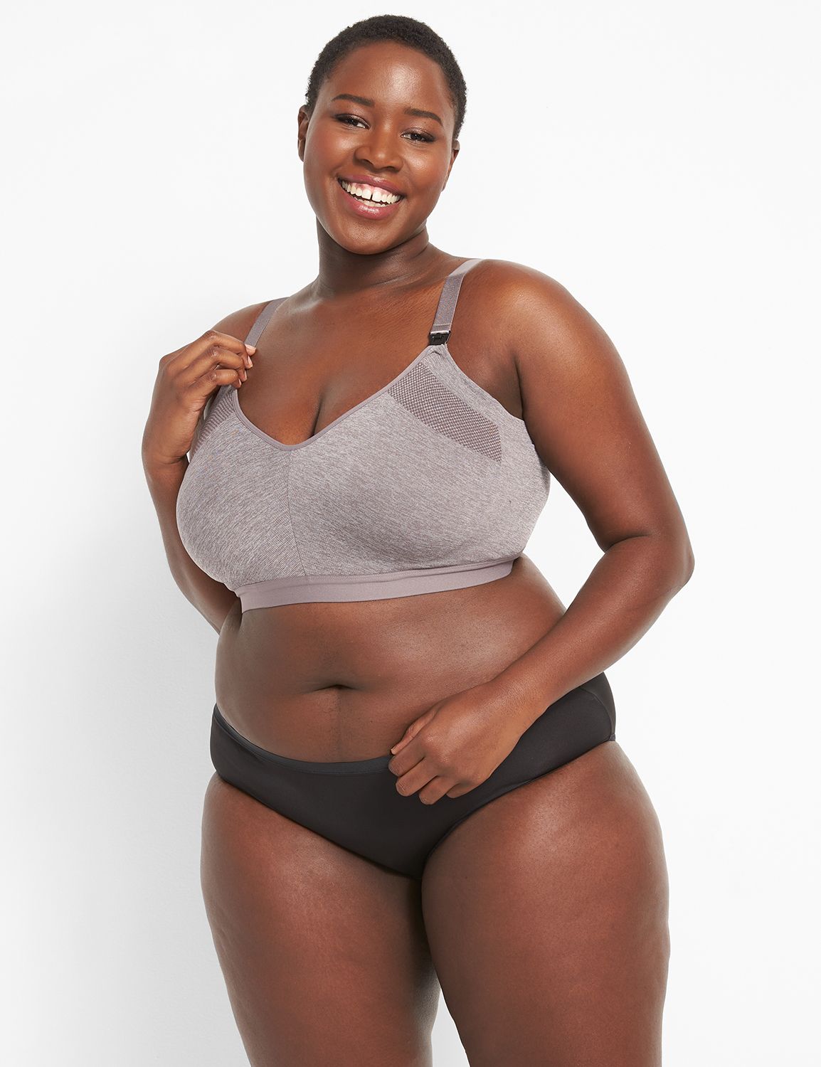 Seamless LL Nursing Bra-Marl 112631 Product Image 1