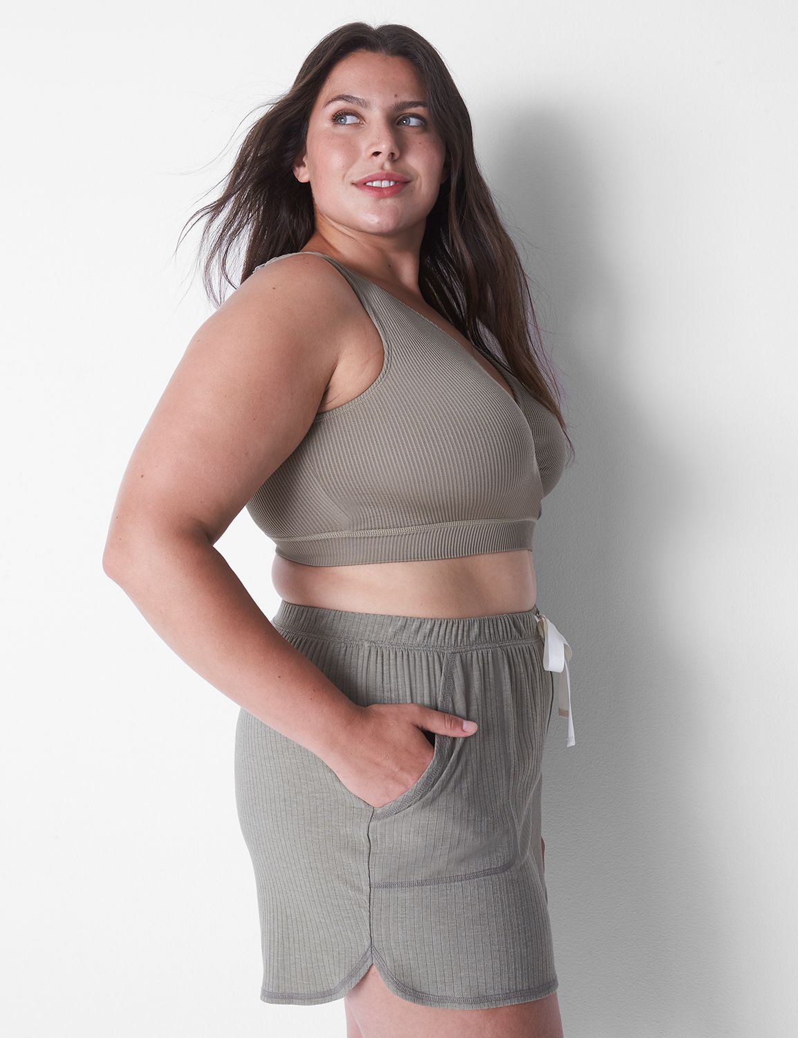 Bralette Seamless Scoop Back Wrap R Product Image 3