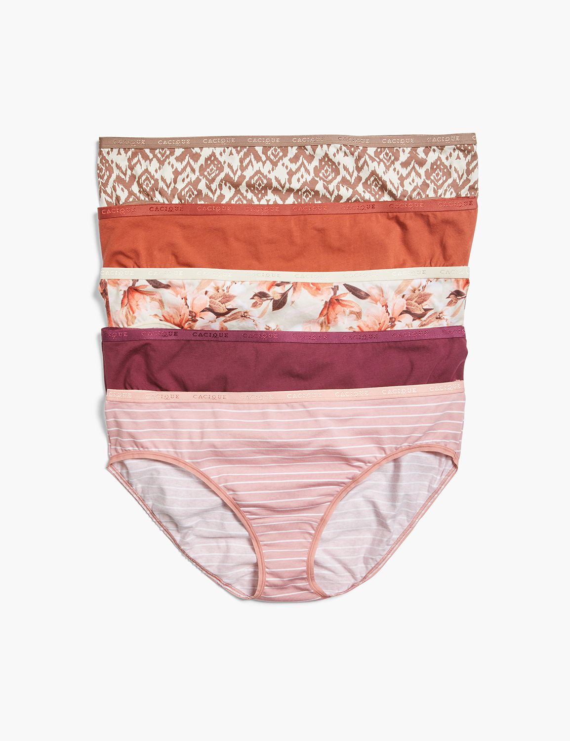 PANTY PACK Cotton Hipsters Tailored LaneBryant