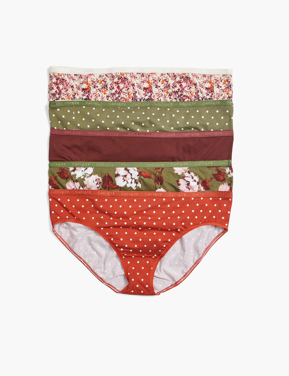 PANTY PACK Cotton Hipsters Tailored LaneBryant