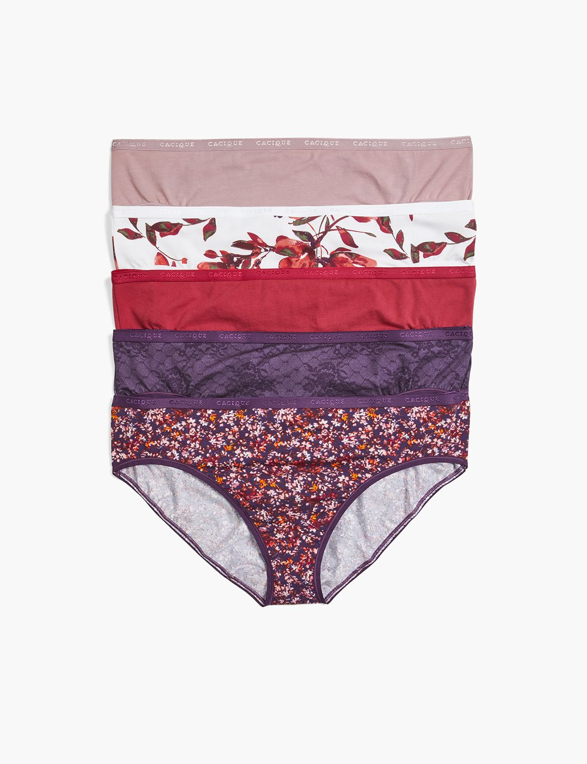 PANTY PACK Cotton Hipsters Tailored LaneBryant