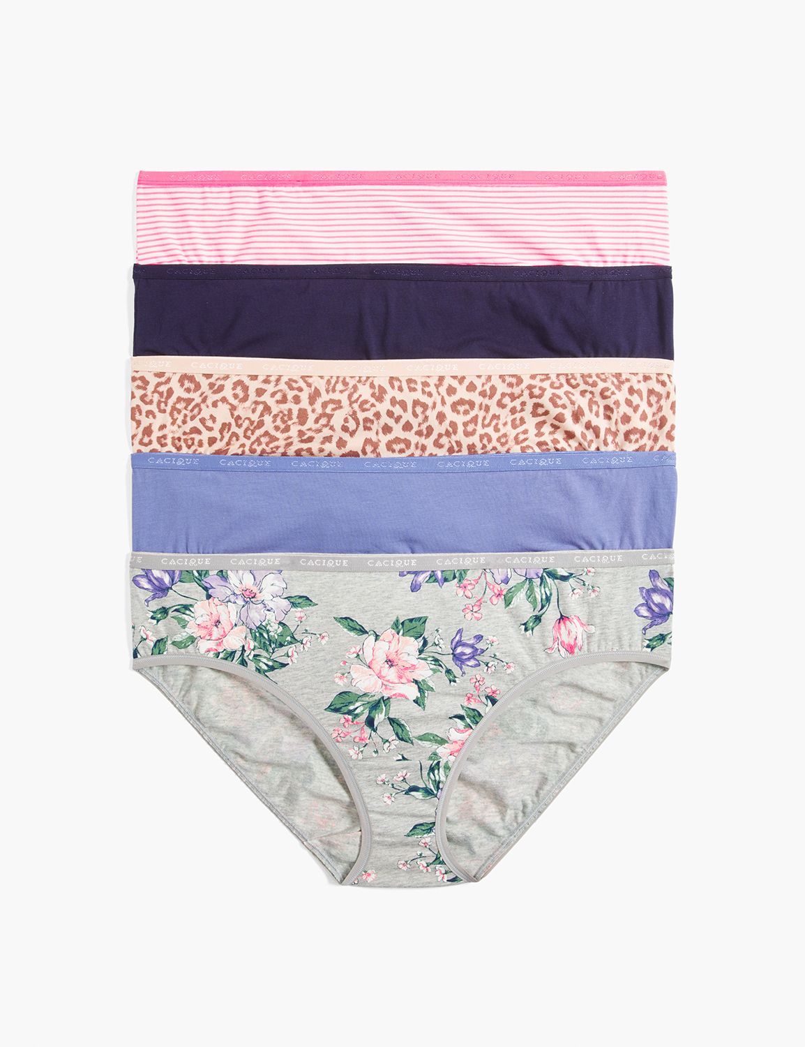 PANTY PACK Cotton Hipsters Tailored LaneBryant