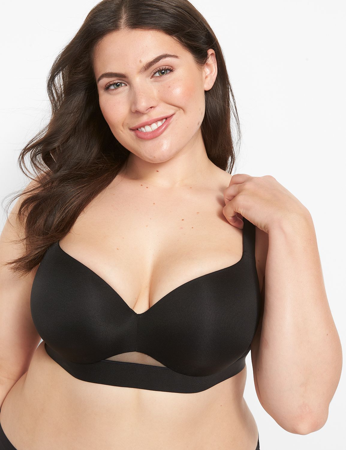 Comfort Bliss Lightly Lined Full Coverage Bra With Lace