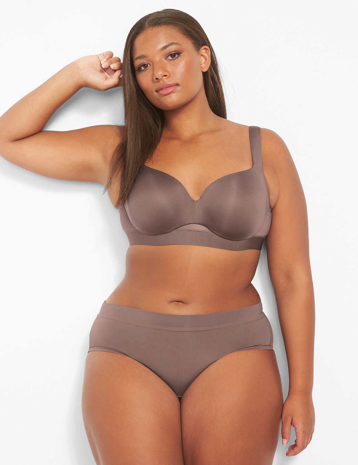 Comfort Bliss LL Balconette Solid 1129329 S:PANTONE Deep Taupe