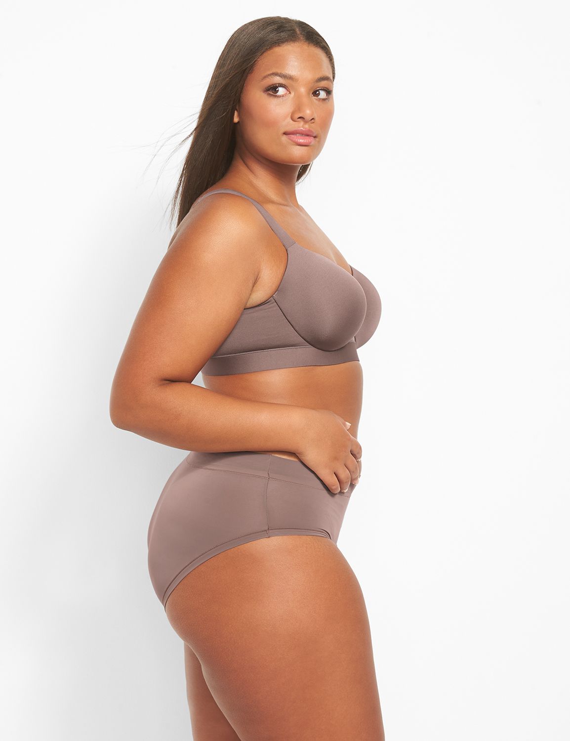 Comfort Bliss LL Balconette Solid 1129329 S:PANTONE Deep Taupe:46DDD
